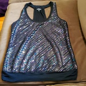 Express Medium sequins tank